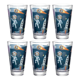 Leonardo - Bambini Avventura 300ml Space - 6 Stück Leonardo - Bambini Avventura 300ml Ruimte - 6 stuks Waterkan Leonardo