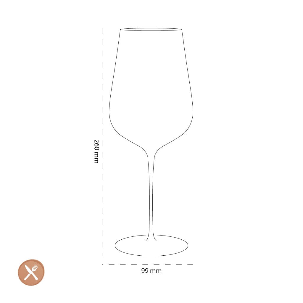 Leonardo - BRUNELLI Rode Wijnglazen 740ml - 6 stuks Rode wijnglazen Leonardo