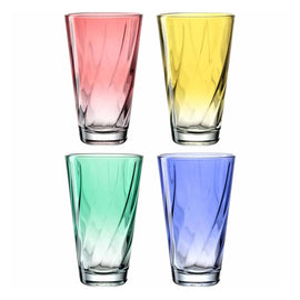 Leonardo - Longdrinkglas 300ml Twist - 4 Stück Leonardo - GB/4 LD Tumblers 300ml 046975 ass. Leonardo
