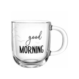 Leonardo - UFFICIO Tee-/Kaffeetasse 400 ml -Guten Morgen- Leonardo - GB/Cup 400ml -good MOR 047079 NING- Theeglazen Leonardo