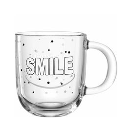 Leonardo - UFFICIO Tee-/Kaffeetasse 400ml -SMILE- Leonardo - GB/Cup 400ml -SMILE- Theeglazen Leonardo