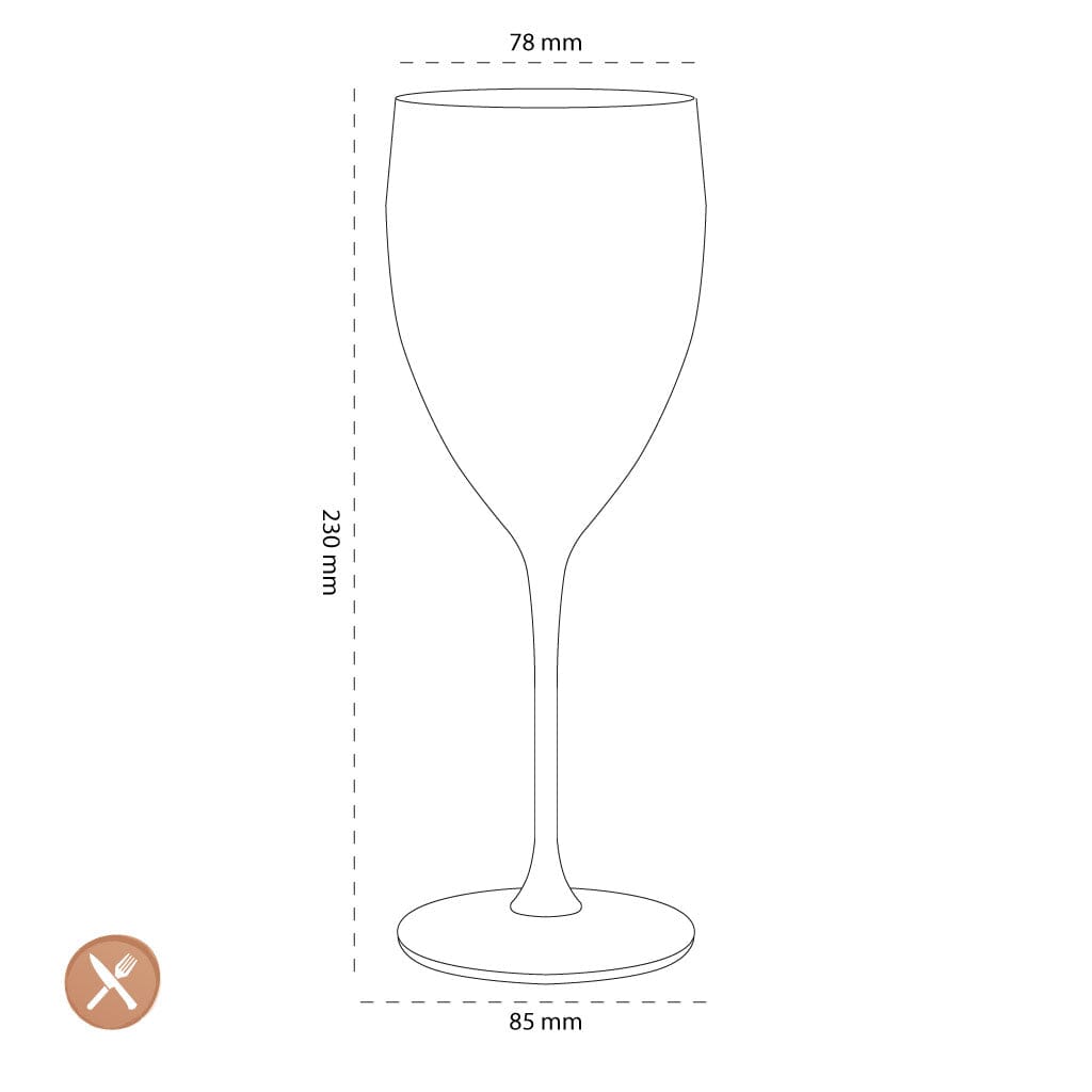 Leonardo - POESIA Witte Wijnglazen 450ml - 6 stuks Witte wijnglazen Leonardo