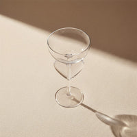 Lepelclub - Chamapgne Coupe - Hart - Transparant Champagne glazen LepelClub