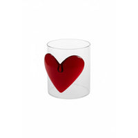 Lepelclub - Glas Hart - Rood Drinkglazen LepelClub