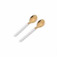 Lepelclub - Koffielepels - Parel - Set Van 2 LepelClub