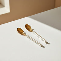 Lepelclub - Koffielepels - Parel - Set Van 2 LepelClub