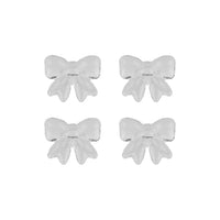 Lepelclub - Servetringen Bow - Transparant - Set Van 4 LepelClub