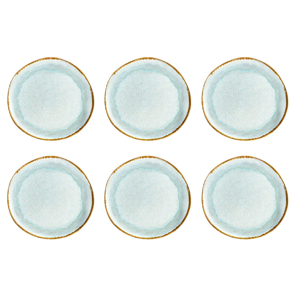 Medard de Noblat - Shadow Aqua - Dinnerbord 28 cm (set van 6) Dinerborden Medard de Noblat