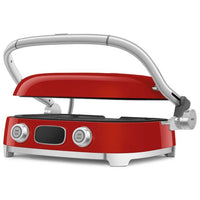 Smeg - Multifunktionsgrill | Rot | 50er Jahre | Kontaktgrill