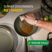 Cook & Pan Dark Olive Koekenpannenset 3-delig