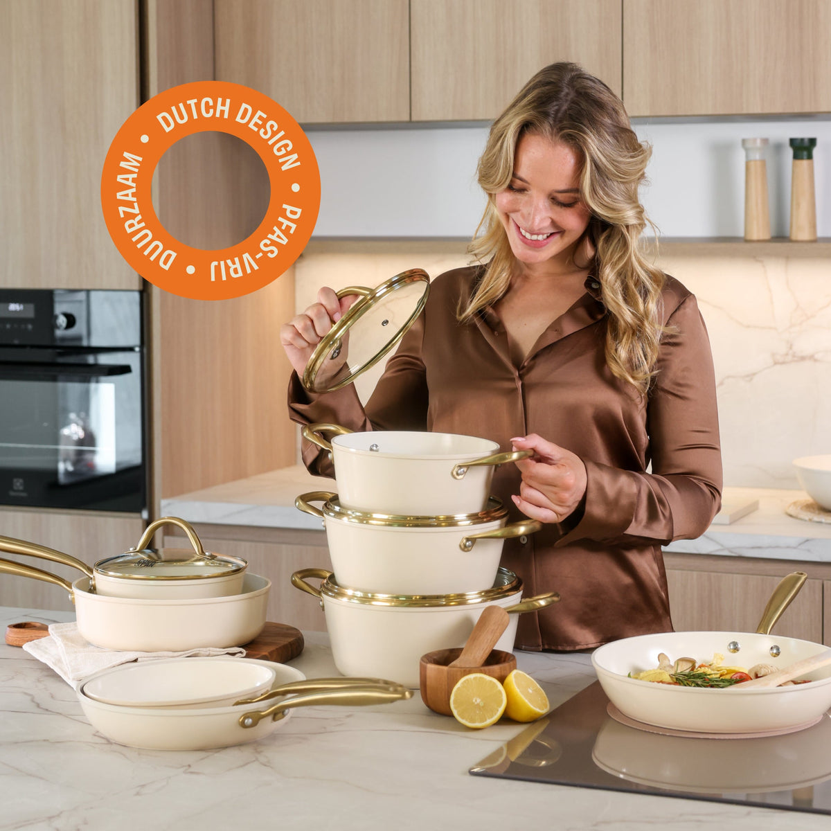 Cook & Pan Vanilla Koekenpannenset 3-delig