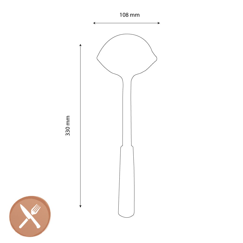 OXO - Soeplepel Steel OXO