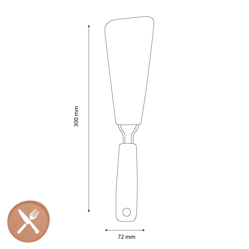 OXO - Spatel met sleuven,rvs OXO
