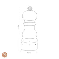 Peugeot - Paris Peper- en Zoutmolen set 18 cm Chocolade en Naturel Peper- en Zoutmolen set Peugeot