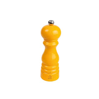 Moulin à sel en bois Peugeot - Paris U'select, jaune safran, 18 cm.