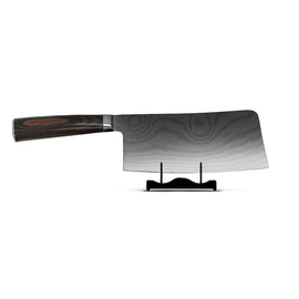 Shinrai Knives - Chinesisches Kochmesser mit Damast-Print, 18 cm Shinrai Japan - Damascus Print Chinees Koksmes 18 cm Chinees koksmes Shinrai Japan