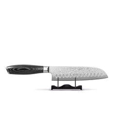 Shinrai Knives - Damast Pakka Holz - Damaszener Santoku 18 cm Shinrai Knives - Damast Pakka Wood 6-delige Messenset Messenset Shinrai Knives