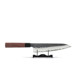 Shinrai Knives - Kurayami Damascus Kochmesser 20 cm Shinrai Knives - Kurayami 3-delige Damascus Messenset - Koksmes + Santoku + Schilmes Messenset Shinrai Knives