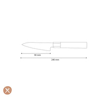Couteaux Shinrai - Couteau d'office Kurayami Damas 9 cm Couteau d'office Couteaux Shinrai