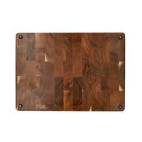 Shinrai Knives - Luxe Snijplank Acaciahout - Kopshout - 35 × 25 × 2.5 cm Houten snijplank Shinrai Knives