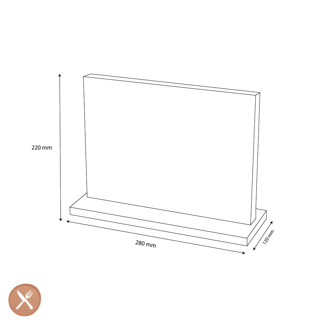 Shinrai Knives - Magnetisch Messenblok Dubbelzijdig - Zwart Magnetisch messenblok Shinrai Knives