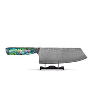 Shinrai Knives - Parelmoer Jewels Serie 5-delige Damascus Messenset Messenset Shinrai Knives