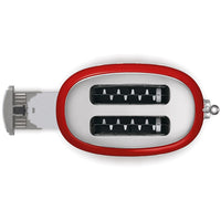 Smeg - Broodroosters | Rood | Jaren 50 | Toaster 2x2 Broodrooster Smeg