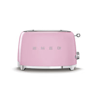 Smeg - Broodroosters | Roze | Jaren 50 | Toaster 2x2 Broodrooster Smeg