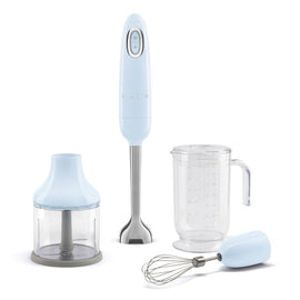 Smeg - Stabmixer | Pastellblau | 1950er Jahre | Stabmixer mit Zubehör Smeg - Staafmixer | Pastel Blauw | Jaren 50 | Staafmixer met accessoires Staafmixer Smeg