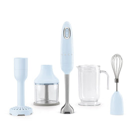 Smeg - Stabmixer | Pastellblau | 1950er Jahre | Stabmixer mit Zubehör Smeg - Staafmixer | Pastelblauw | Jaren 50 | Staafmixer met accessoires | Plus pakket Staafmixer Smeg