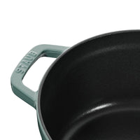 Staub - Ronde cocotte 24 cm - eucalyptus Staub