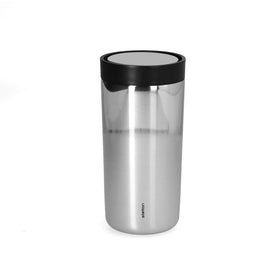 Stelton - To Go Click Vakuum-Isolierbecher 0,4 l Stahl Stelton - To Go Click Thermosfles 0.4 l. - Staal Thermosfles Stelton