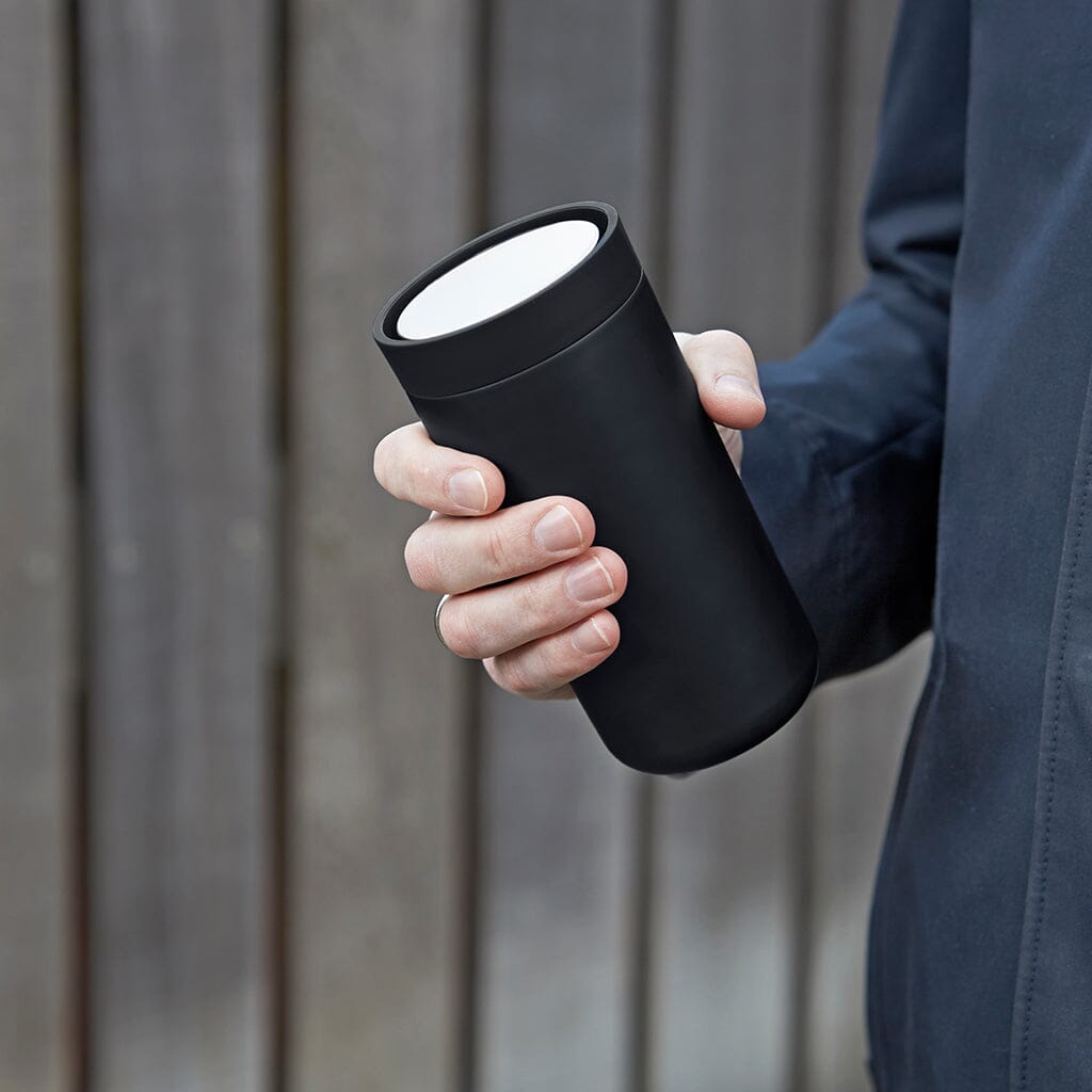 Stelton - To Go Click vacuum geïsoleerde beker 0.4 l zwart Stelton