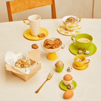 Culture de la nature en ville - Bonjour - Pois cassés - Assiette Ø17 Culture de la nature en ville
