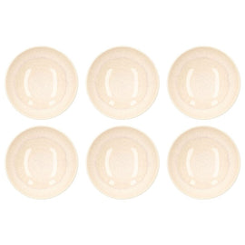 Villeroy & Boch - Perlemor Sand - Nudelschale 22cm Villeroy & Boch - Perlemor Sand - Pastakom 22,2 cm, Set van 6 Borden Villeroy & Boch