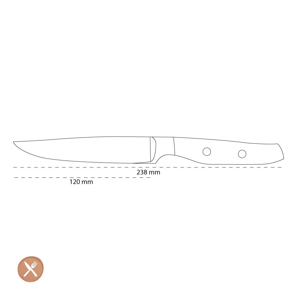 Wusthof - Amici Steakmes 12 cm Wusthof