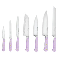 Wusthof - Classic Colour 7-delige messenset met blok Purple Yam Messenset met blok Wusthof