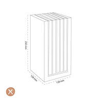 Wusthof - Classic Colour 7-delige messenset met blok Velvet Oyster Messenset met blok Wusthof