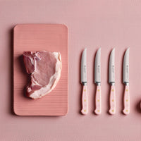 Wusthof - Classic Steakmessenset 4-delig Pink Himalayan Salt Messenset Wusthof