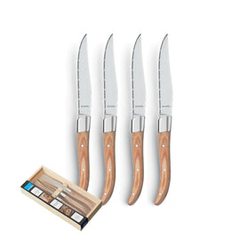 Amefa - Royal Steak 4 Steakmesser - Naturholz Amefa - Royal Steak 4 Steakmessen - Natural Wood Bestekset Amefa