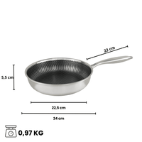 By C&P - Honey Koekenpan 24 cm By C&P