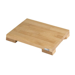 Italiaanse Snijplank Beukenhout met plaat - 40 x 30 x 5,3 cm Artelegno