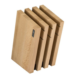 Artelegno - Milano Magnetischer Messerblock - Buchenholz Magnetisch messenblok 4-Elements Milano - Beukenhout Messenblokken Artelegno