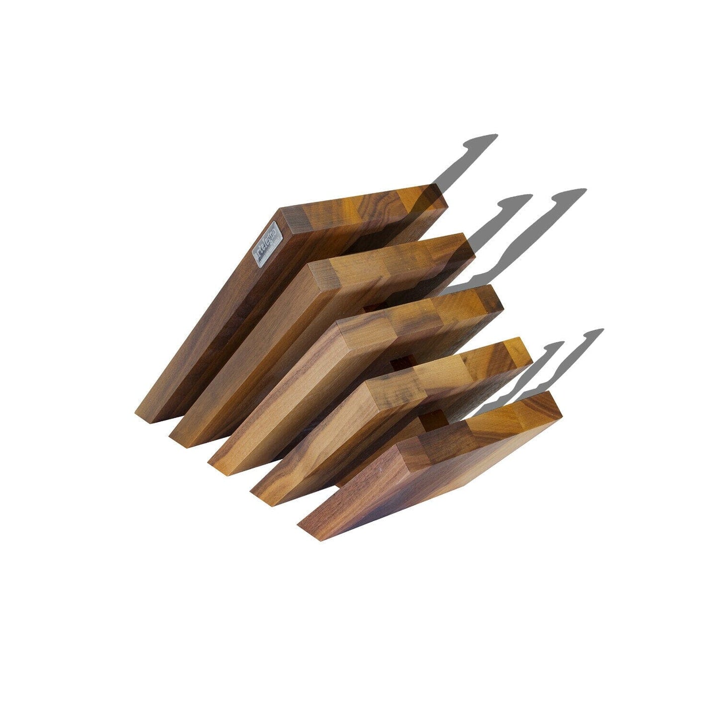 Magnetisch messenblok 5-Elements - Walnotenhout Messenblokken Artelegno