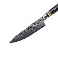 Micarta Jewels Black - Damascus Koksmes 20 cm Shinrai Japan