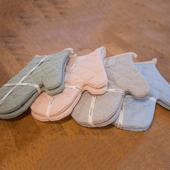 Witloft - Gerecycled Katoen Ovenwanten (2 st.) - Zalm Ovenwanten Witloft