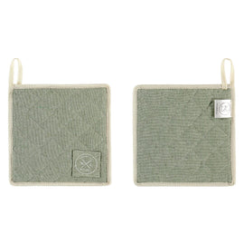 Witloft - Topflappen aus recycelter Baumwolle (2 Stk.) - Pistazie Witloft - Gerecycled Katoen Pannenlappen (2 st.) - Pistache Pannenlappen Witloft