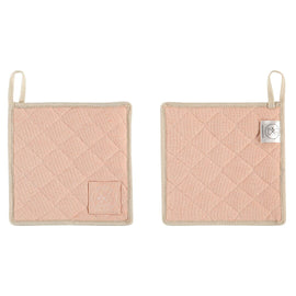 Witloft - Topflappen aus recycelter Baumwolle (2 Stk.) - Lachs Witloft - Gerecycled Katoen Pannenlappen (2 st.) - Zalm Pannenlappen Witloft
