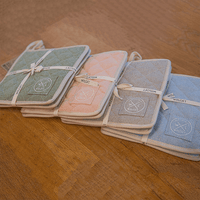 Witloft - Gerecycled Katoen Pannenlappen (2 st.) - Zalm Pannenlappen Witloft