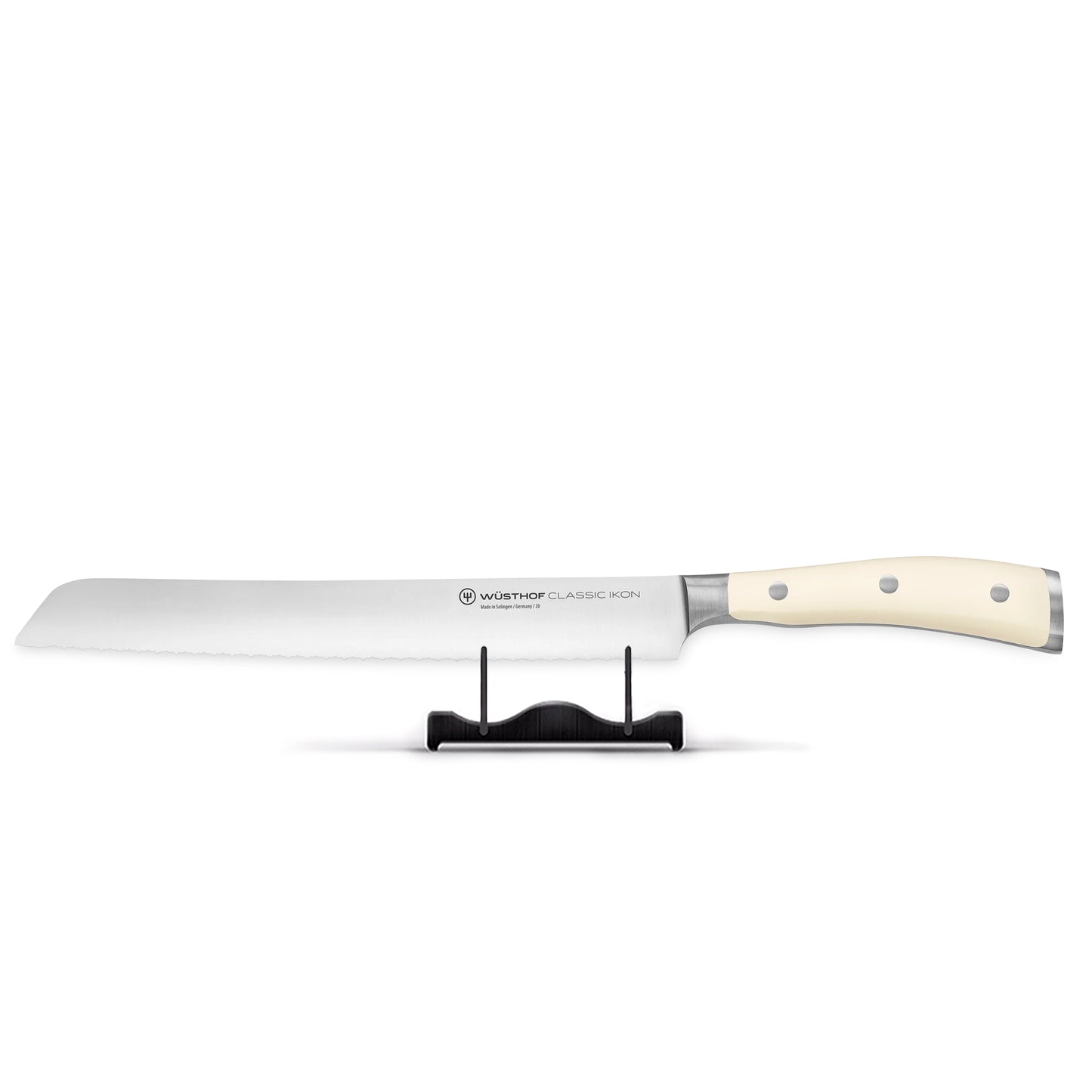 Wusthof - Classic Ikon Broodmes Creme met dubbele kartelrand 23 cm